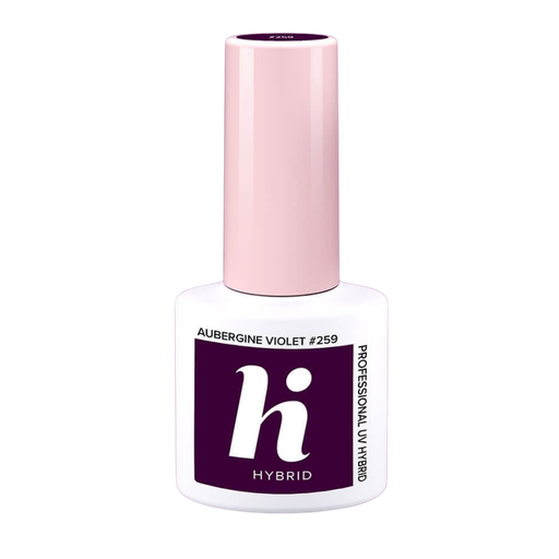 [HH05-259] Hi Hybrid 259 Aubergine Violet UV Gel Polish 5ml