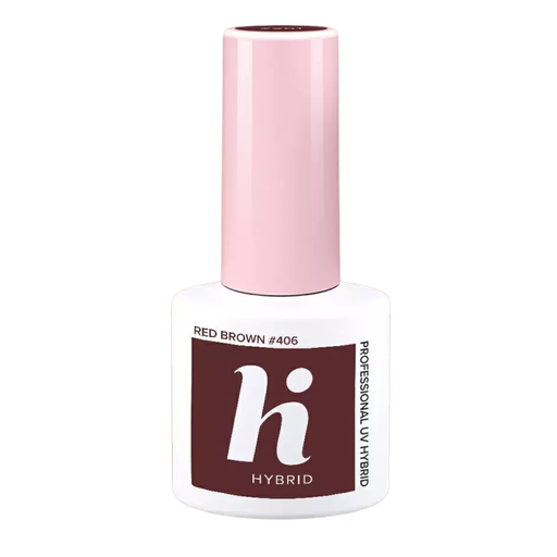 [HH05-406] Hi Hybrid 406 Red Brown UV Gel Polish 5ml