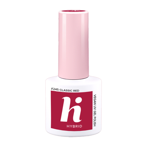 [LHHH05-245HF] Hi Hybrid Hema Free 245 Classic Red UV Gel Polish 5ml